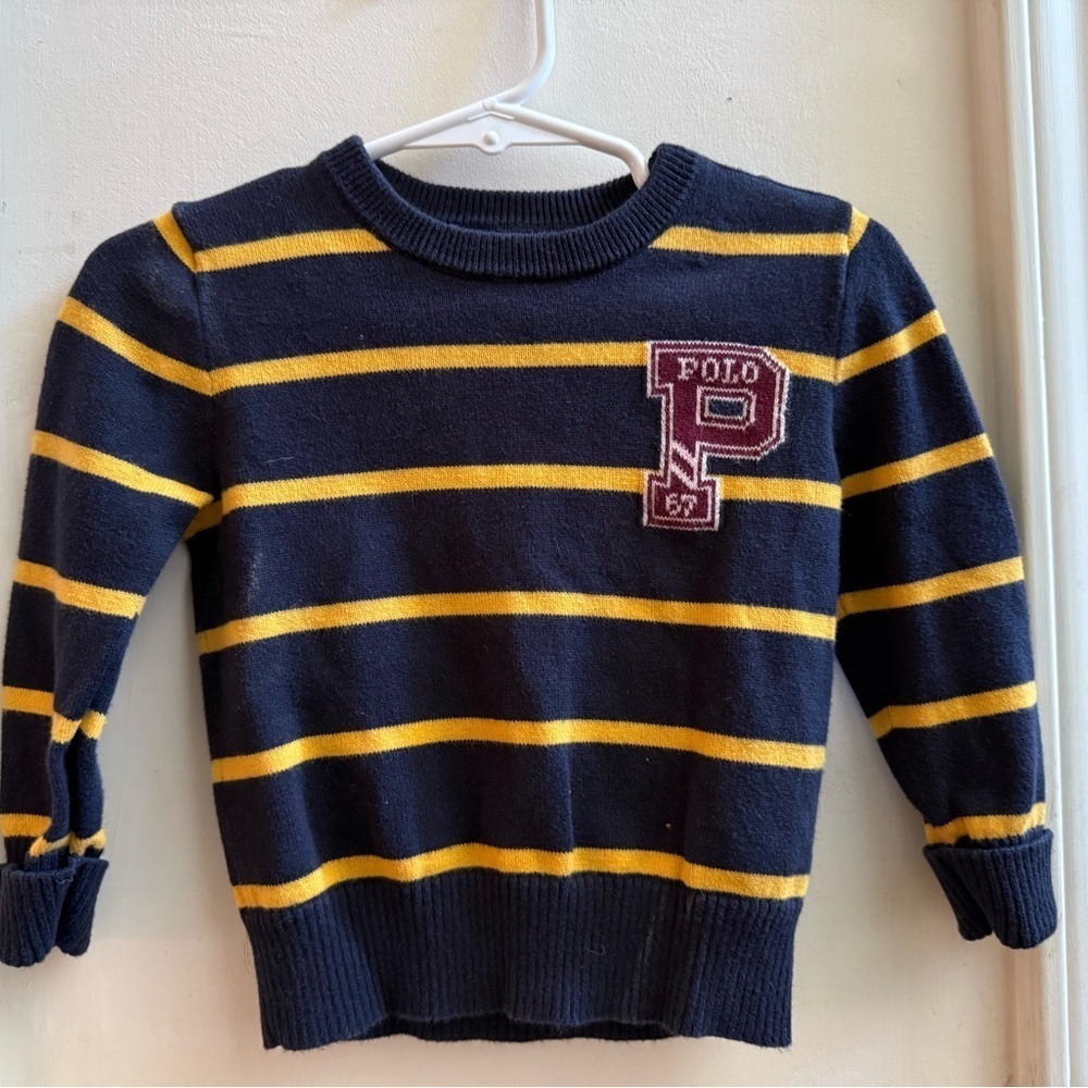 Ralph Lauren Letterman Sweater - Picture 4 of 8